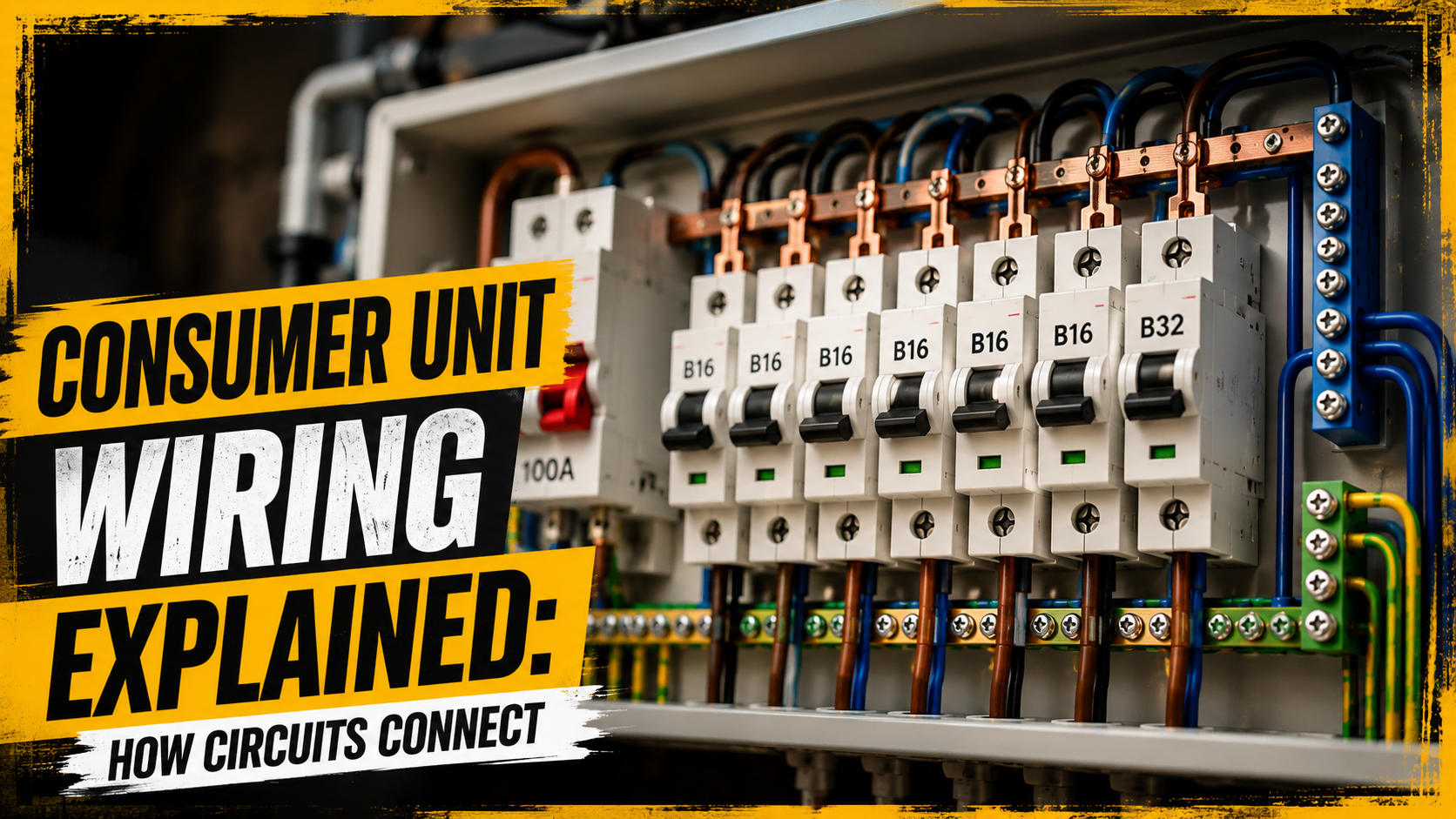 Consumer unit wirring Guide & Circuit Connections