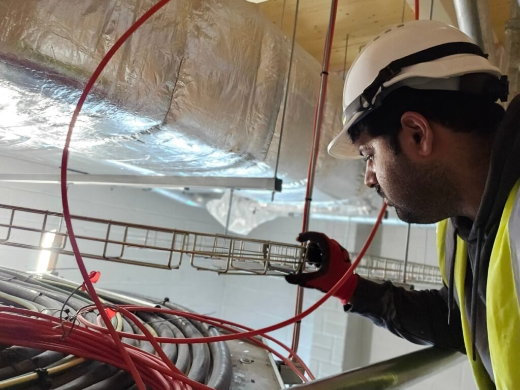Commercial Electric Cable Installation by Handy Electric Pro