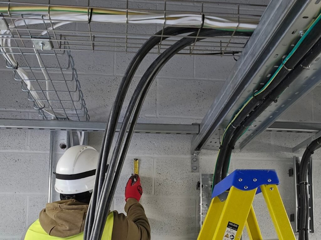 Commercial Electric Cable Installation by Handy Electric Pro