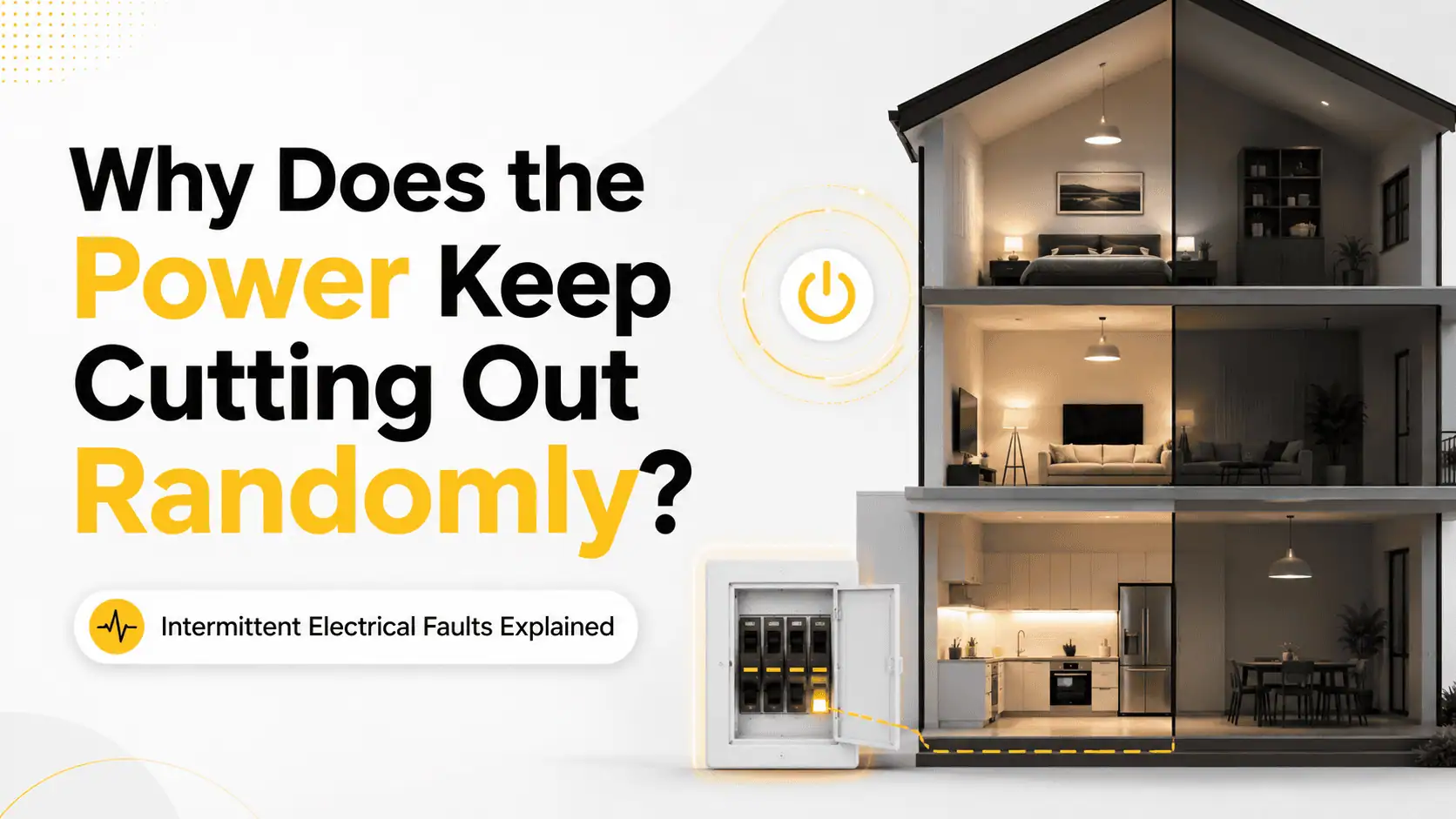 Power Keeps Cutting Out Randomly, intermittent electrical faults
