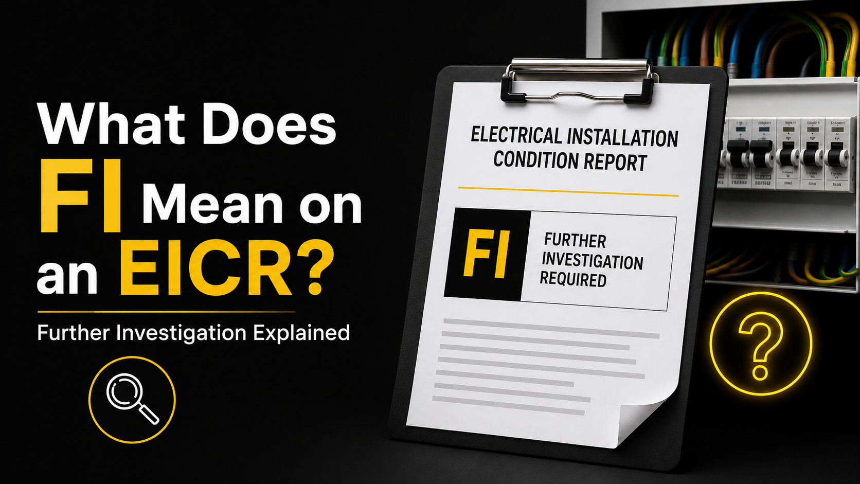 What Does FI Mean on an EICR Further Investigation Explained